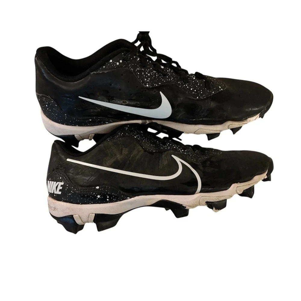 Men's Nike‎ Fast Flex  Baseball Cleats Sports shoes Black Size 8.5 Low Top